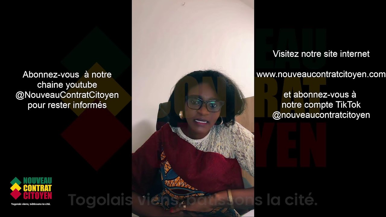 Live : Farida NABOUREMA présente le #NCC Nouveau Contrat Citoyen sur TikTok